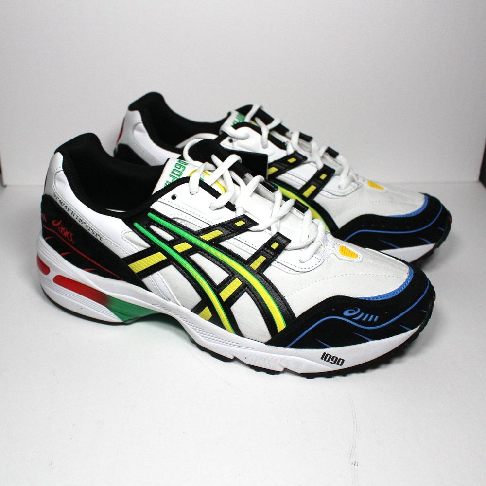 Asics Mens Gel 1090 Retro Tokyo Running Shoes (1021A283) Multi Color - Size 9.5